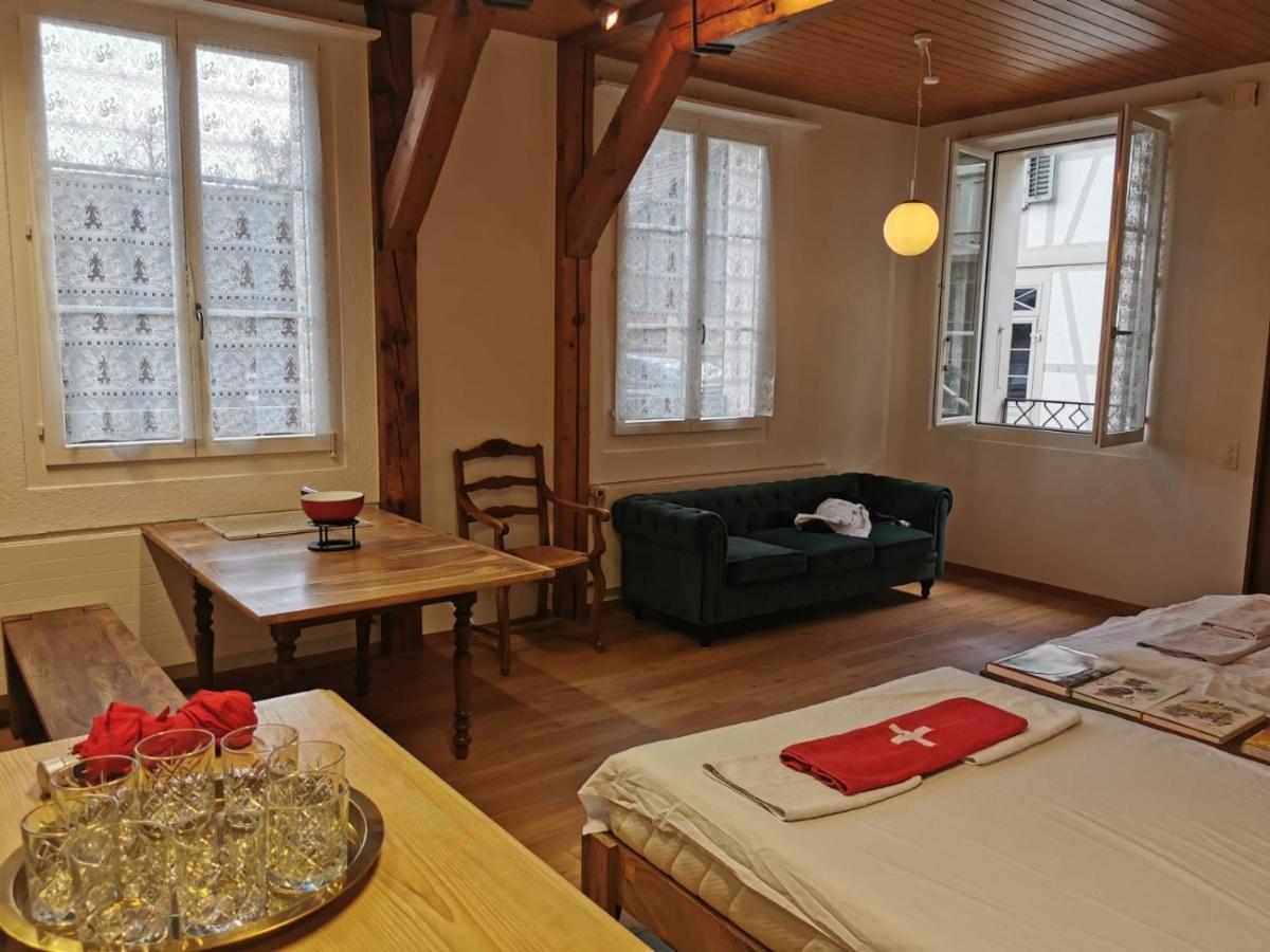 Simple Studio 36M2 In The Center Of Burgdorf Private Parking Small Bathroom Dış mekan fotoğraf
