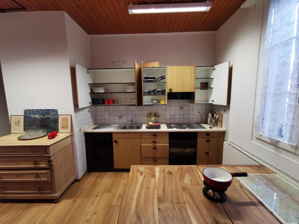 Simple Studio 36M2 In The Center Of Burgdorf Private Parking Small Bathroom Dış mekan fotoğraf